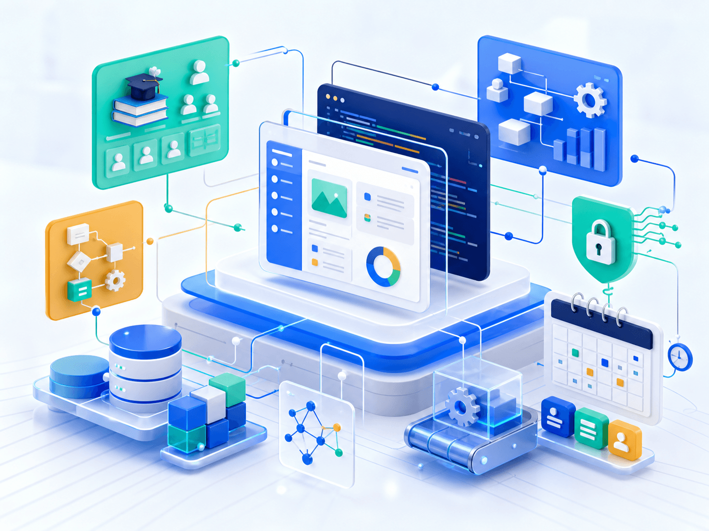 Apex Multi-Branch School ERP software project preview